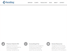 Tablet Screenshot of keatingconsulting.com